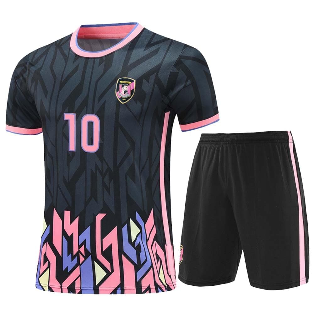 Soccer Jersey for Boys Girls Youth Size Uniform Kids Football Shirt Birthday Present