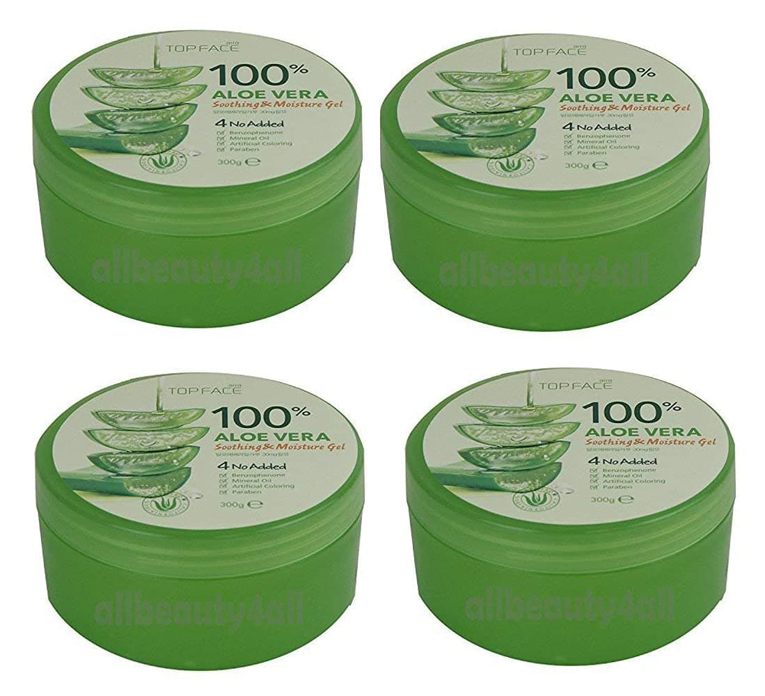 MYSEXY [4 pack] 100% Aloe Vera Soothing & Moisture Gel (Made in Korea)