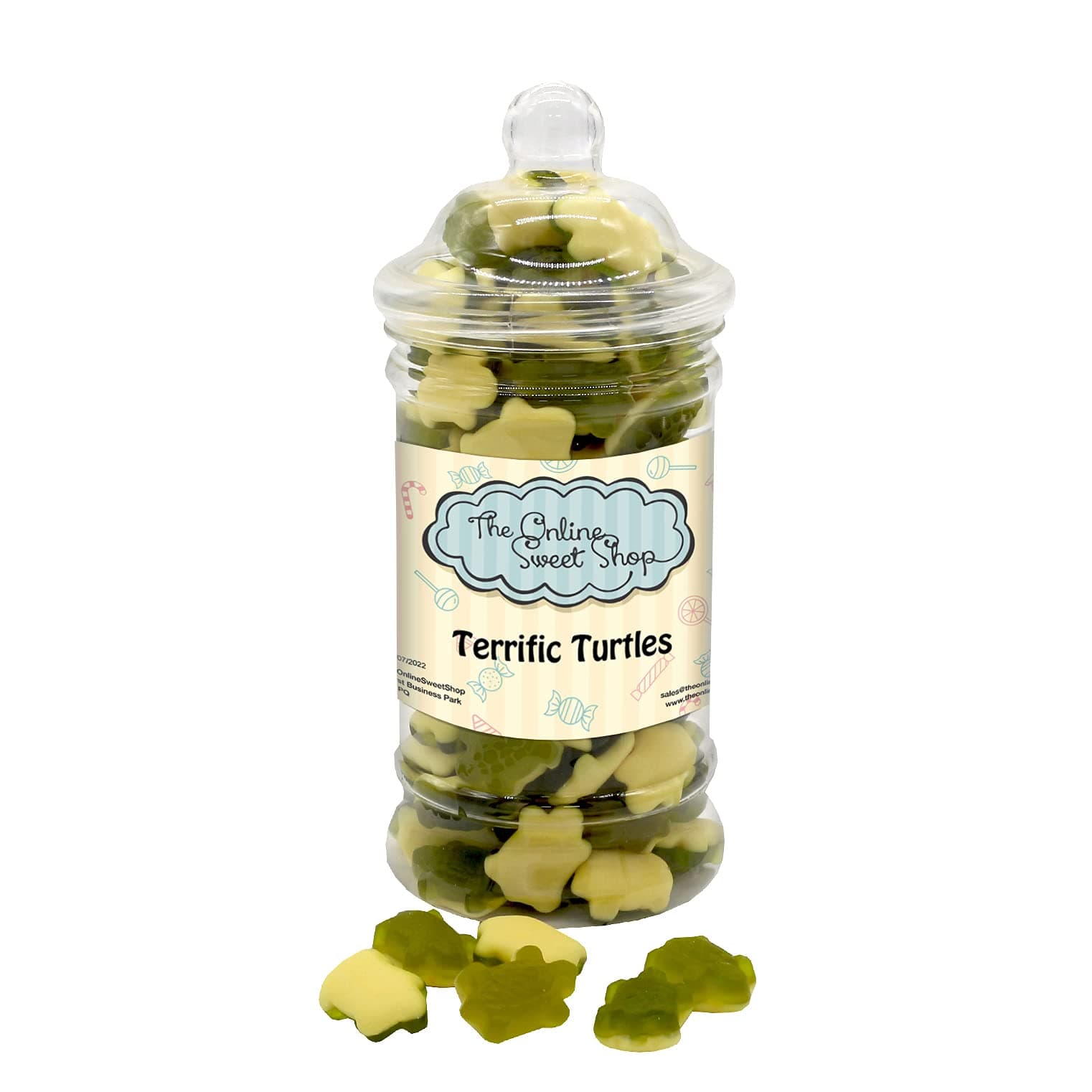 Terrific Turtles Sweets Jar Gummy Sweets