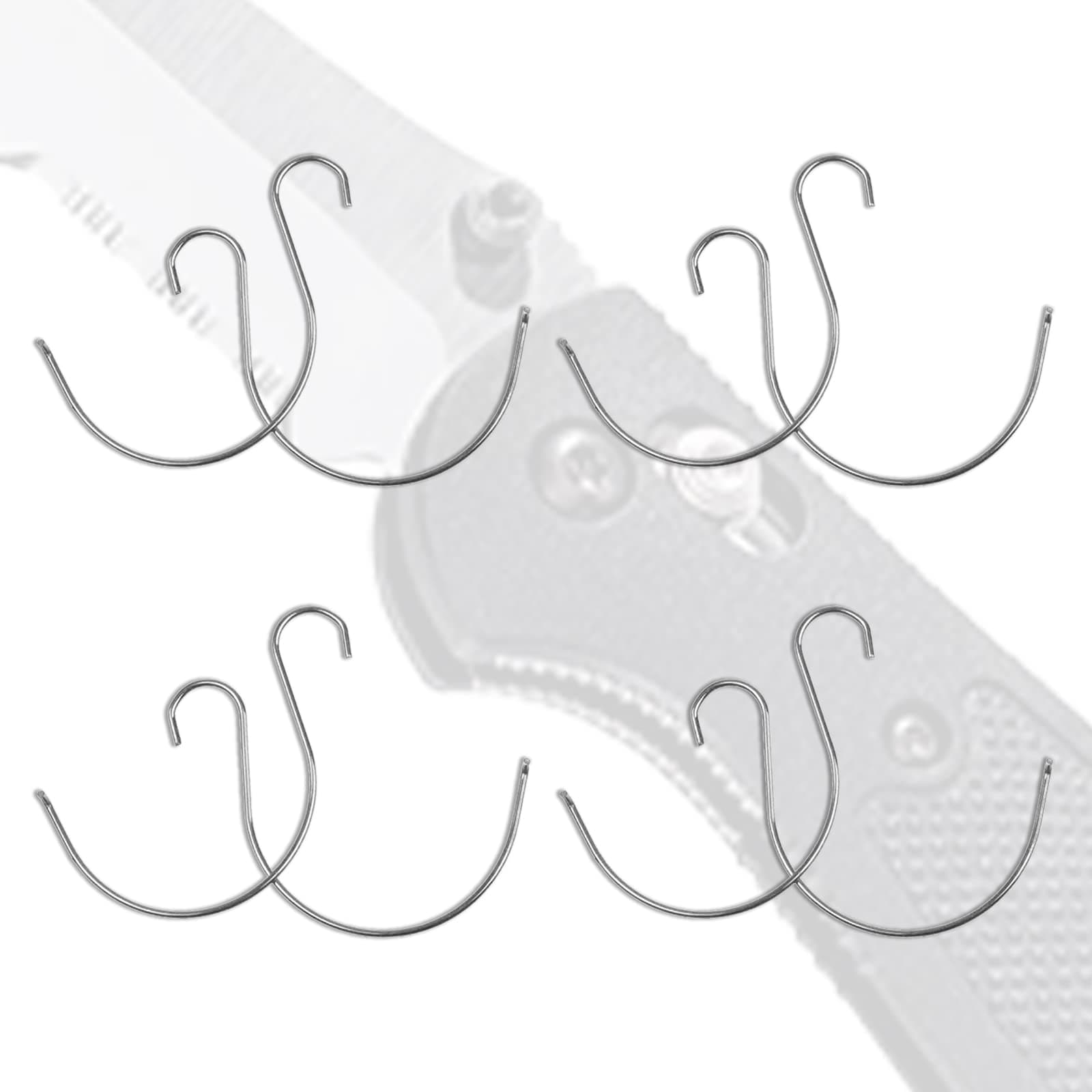 4 Pairs Omega Replacement Springs for Axis Lock Benchmade 940/535/ 555/556/ 557/707/ 533/ Hogue k390/ Griptillian Mini/Adamas