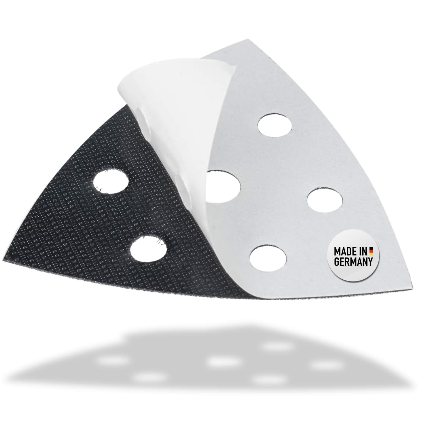 Hook and Loop Replacement self-adhasif for 93mm Triangle Sander plate (6 Hole) / Delta sanding pads - DFS