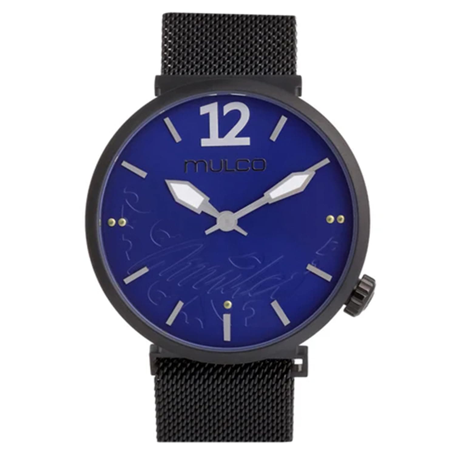 Couture Iconic Mesh Watch MW3-17219 Quartz Analog Movement Radial Sunray - Texture Color Accent - Mineral Anti Scratching Coating and Water Resistant