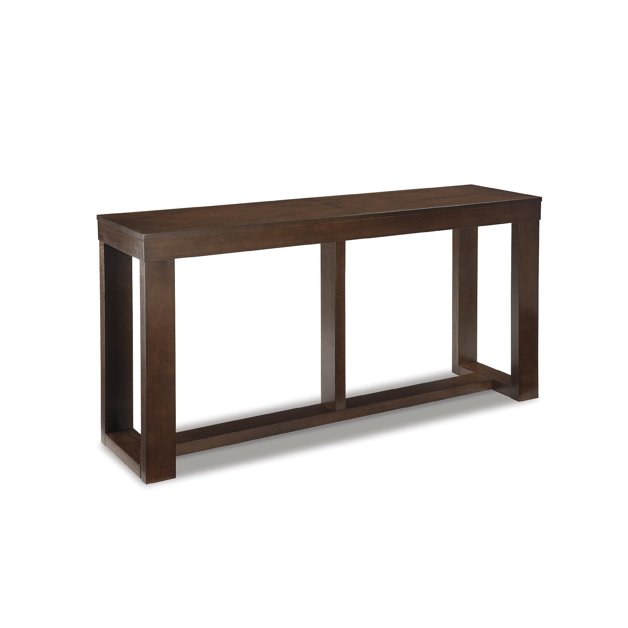 Watson Mid-Century Rectangular Sofa Table, Dark Brown