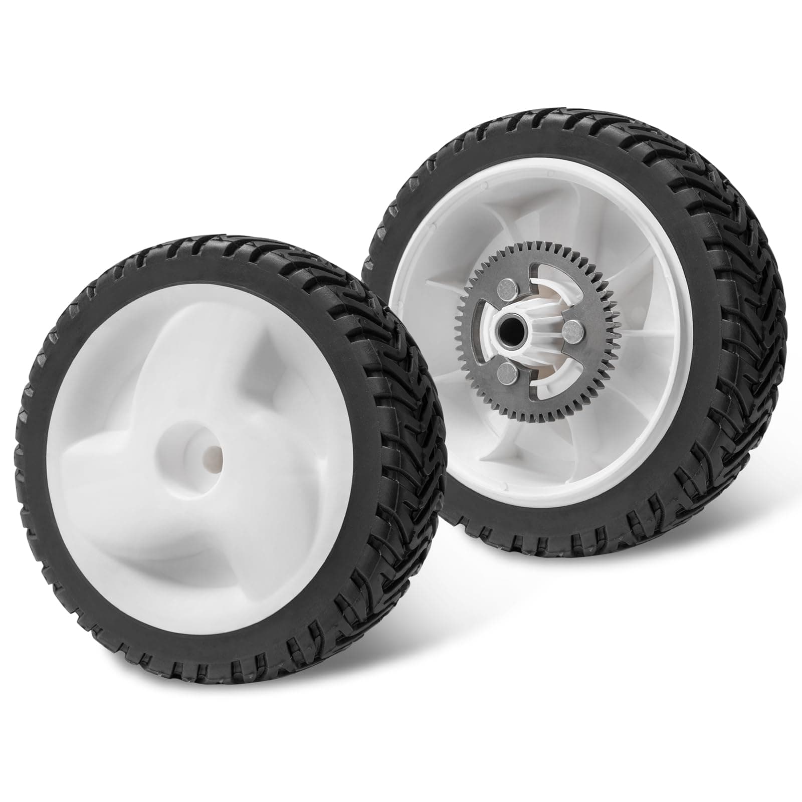 Cluparis (2-Pack) 105-3036 Front Drive Wheel Gear Assembly for Toro Recycler Mowers, 8" Replacement Wheels Fits 20041 20066 20017 20068 20073