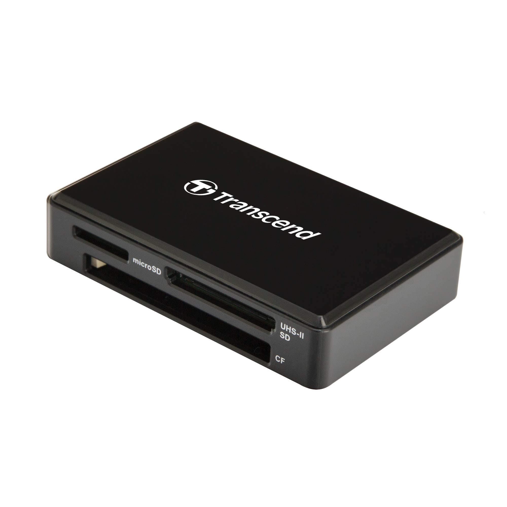 RDF9 USB 3.1 Gen 1 (USB 5Gbps) UHS-II SD & microSD & CompactFlash Card Reader , with Micro USB to USB Type A Cable, TS-RDF9K2