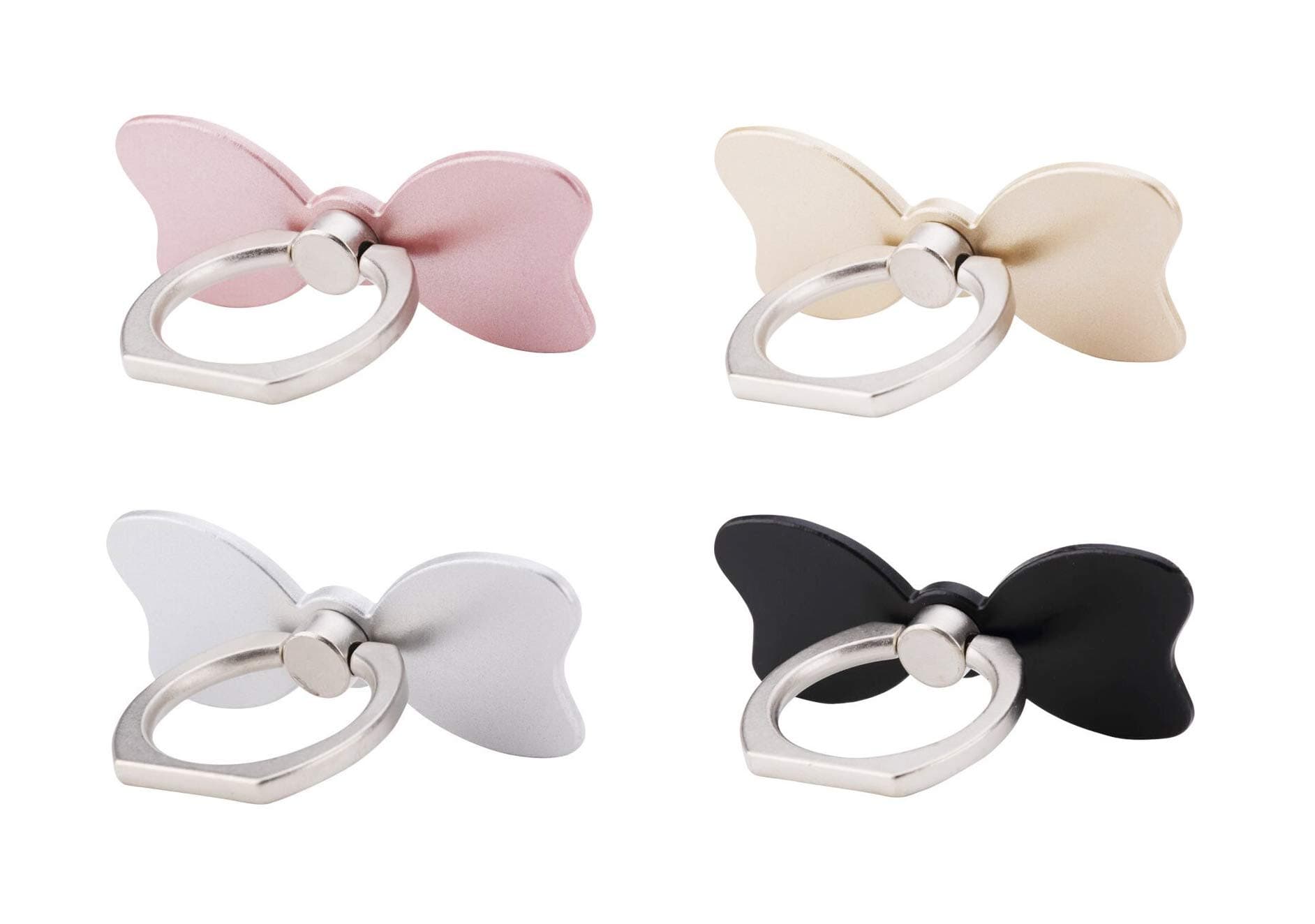 Worform Phone Ring Finger Holder, Cell Phone Ring Grip Stand, 360 Degree Rotation Finger Grip Kickstand Compatible with iPhone, iPad