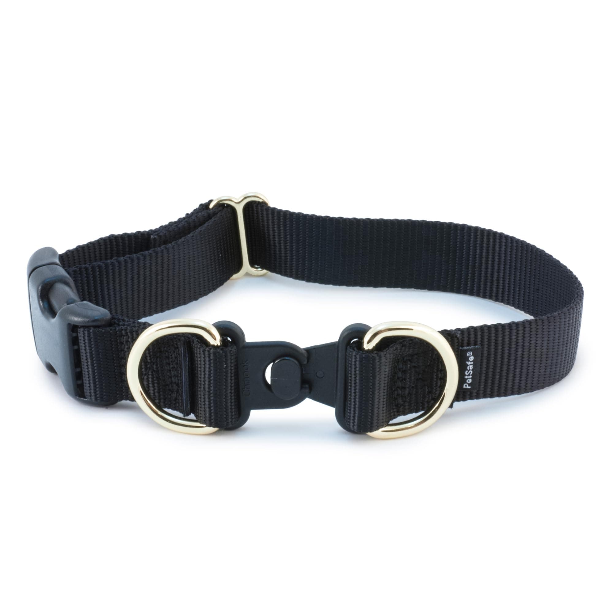KeepSafe Collar for Dogs - Protects Against Collar Accidents - Long Lasting - Durable - Adjustable - Breakaway - Outdoor-Safe - Medium - 1 In. Wide - Black