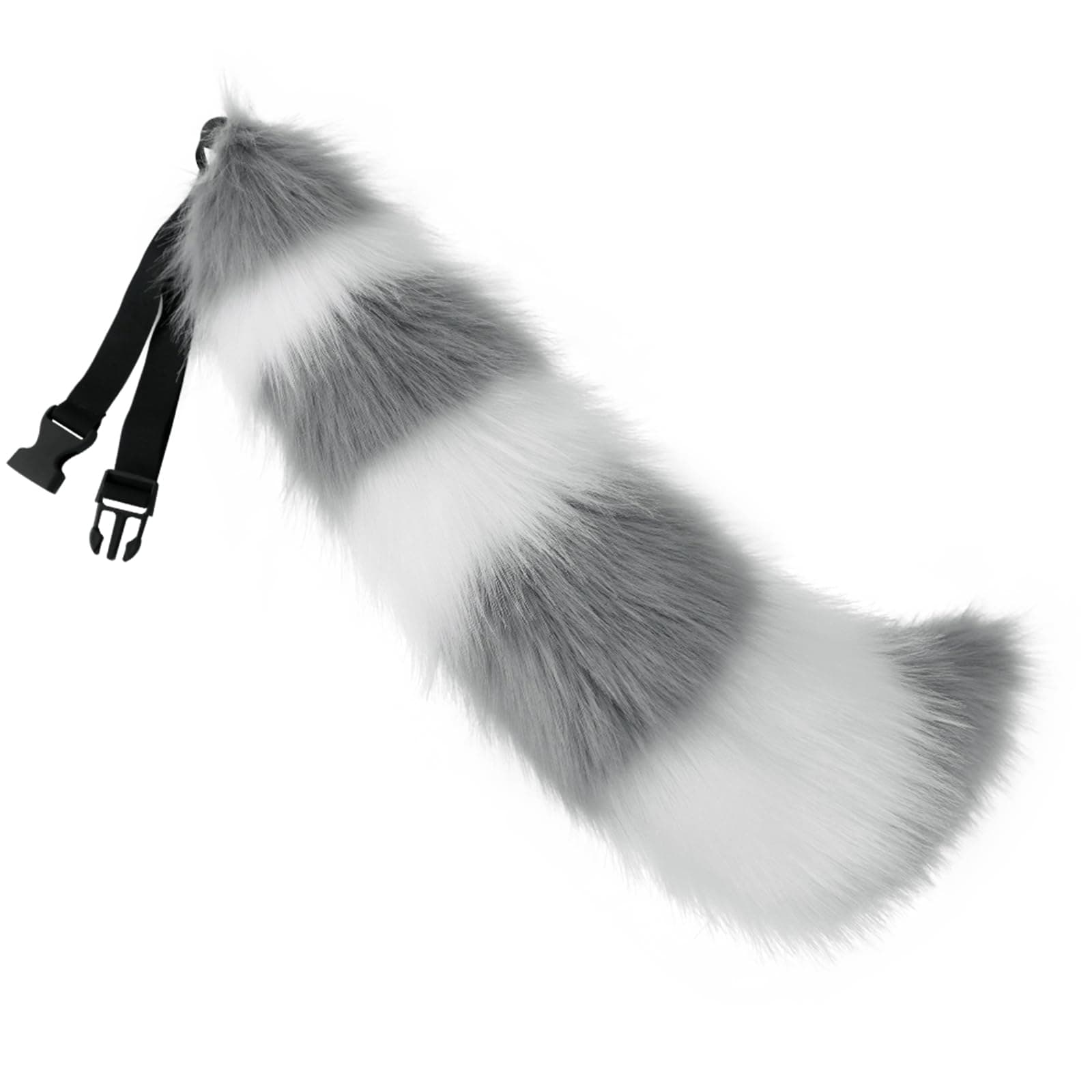 JUNBOON Faux Fur Tail for Adult/Teen Cosplay Halloween Party Costume