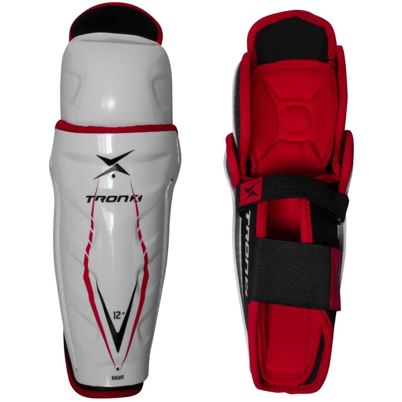 TronX Force Senior Adult Ice Hockey Shin Guards