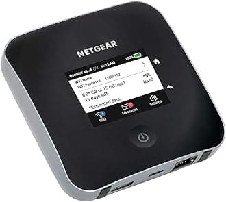 NETGEAR Nighthawk M2 Mobile 4G Router with Sim Slot Unlocked MR2100 - Download Speeds of up 2 Gbps | WiFi Connect up to 20 Devices | Mobile Wifi Router | Mifi Device