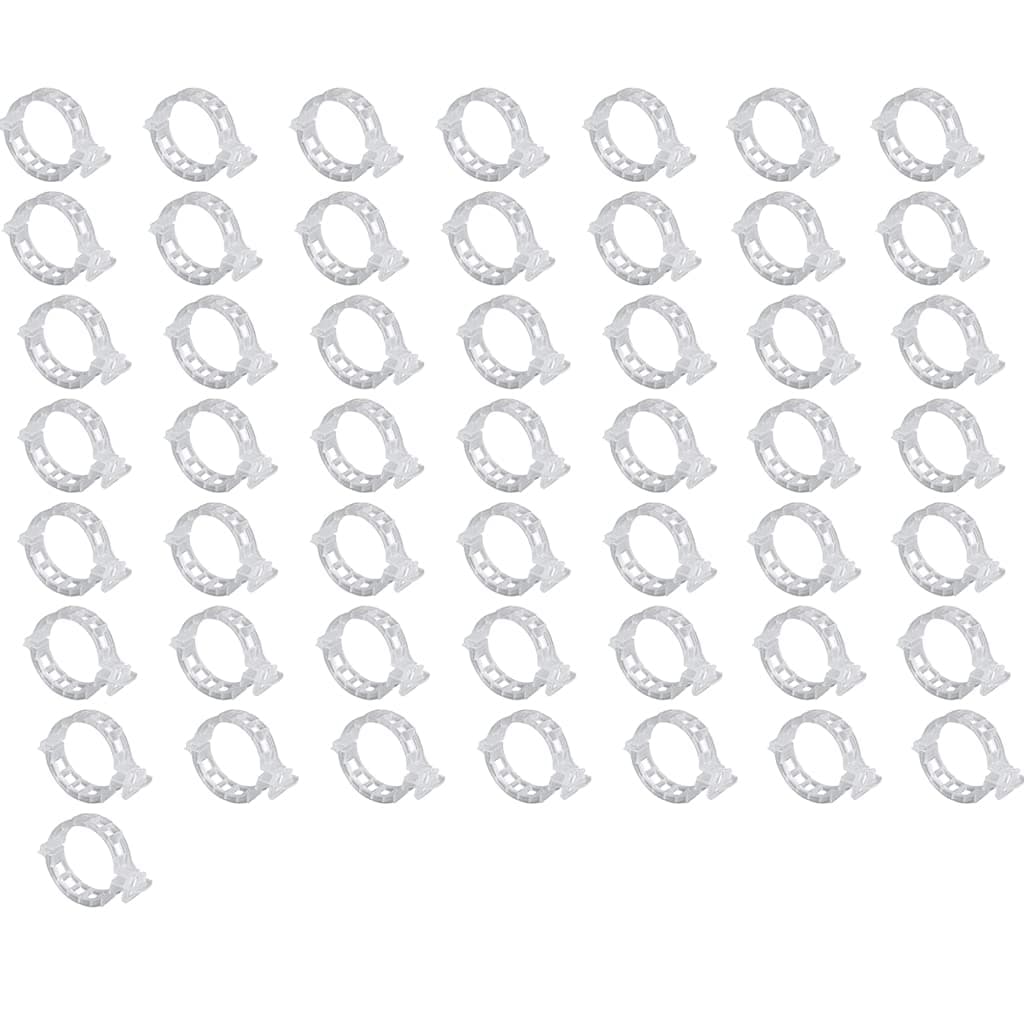 TrustBasket Plant Support Garden Clips - Set of 50 | Garden Trellis Clips, Tomato Trellis Clips for Plants
