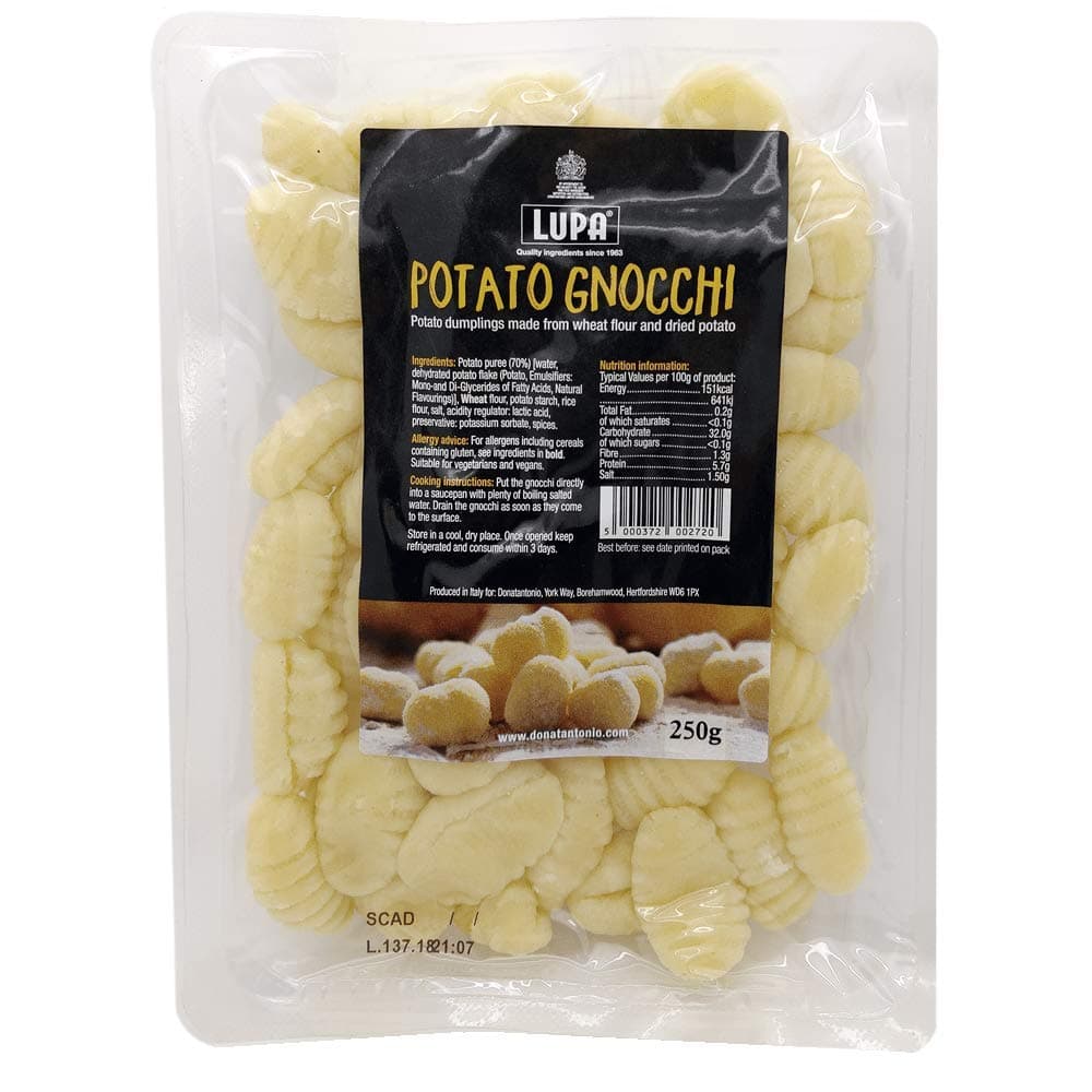 Lupa Potato Gnocchi, 250 g, Pack of 10