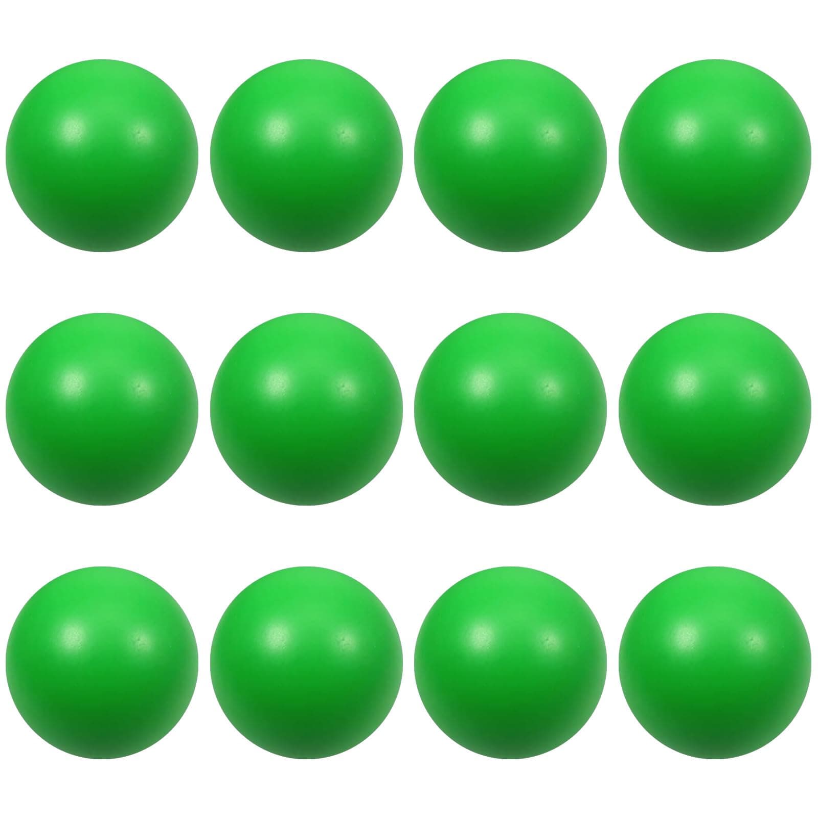 12 Pcs Green Foam Stress Ball Squeeze Stress Relief Balls for Kids and Adults Hand Exercise Sensory Relief Toys for Anxiety ADHD Autism （Green）