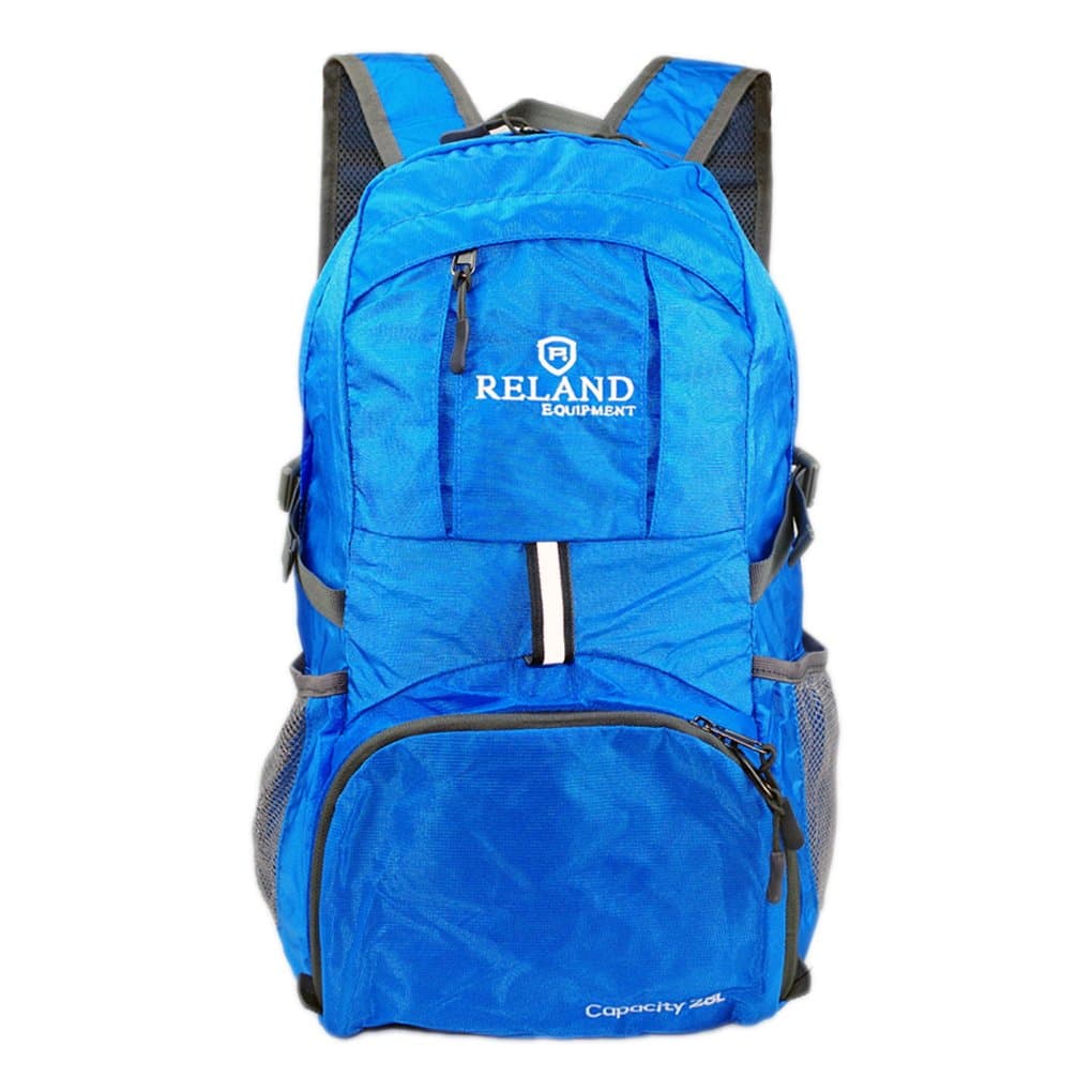 Travel Backpack 28L Hiking Daypack - Lightweight Packable Water Resistance (Blue)