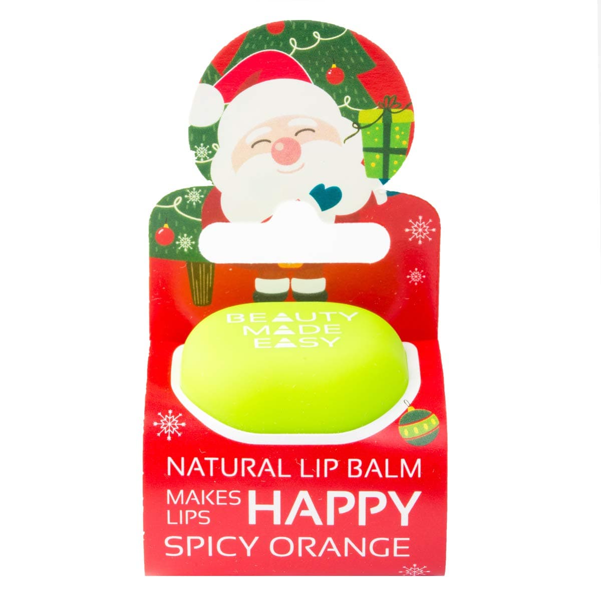Beauty Made Easy Spicy Orange Christmas Vegan Lip Balm 6,8 g