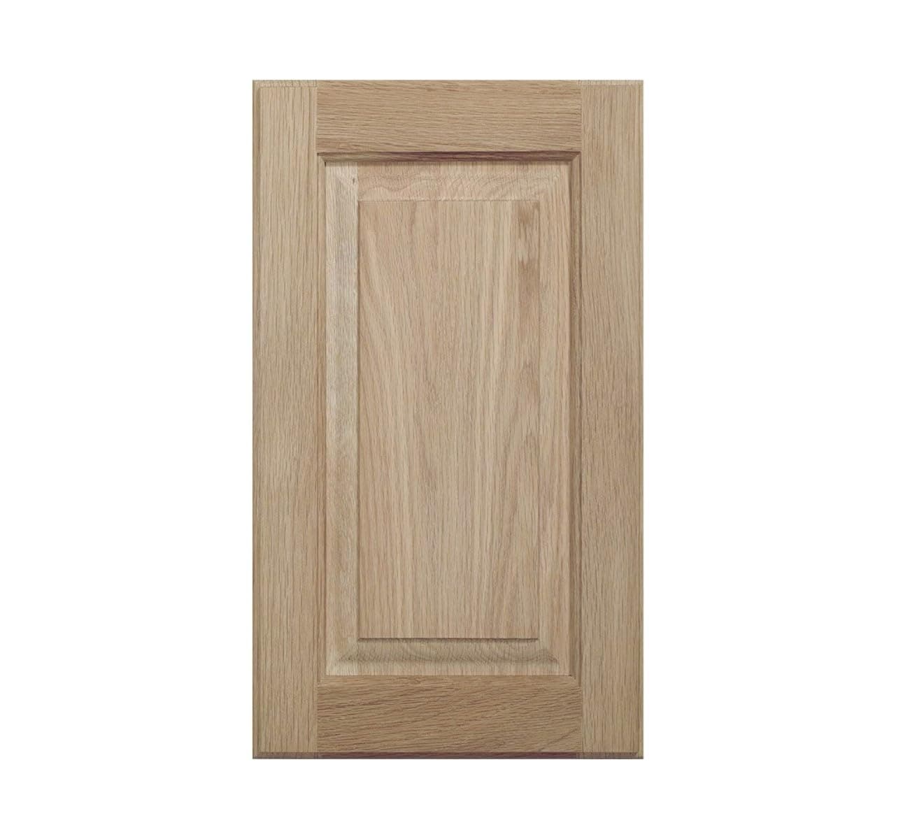 Unfinished Kitchen Cabinet Door Replacement | Raised Panel | Solid Wood | Ready to Paint or Stain | 14.75W x 22.5H
