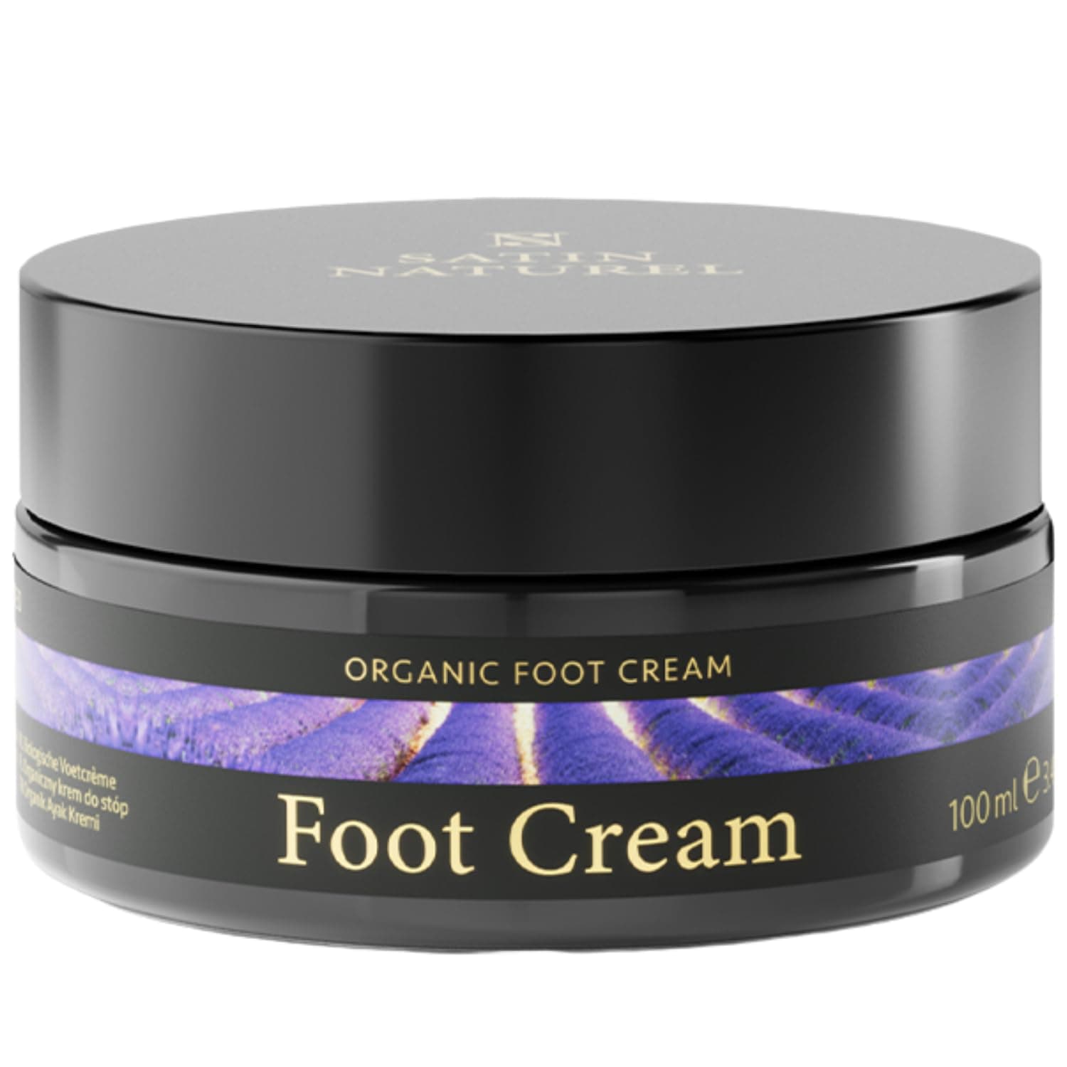 Organic Shea Foot Cream 100ml – Regenerating Foot Balm for Dry Feet and Cracked Heels with Shea Butter, Marula Oil, Salicylic Acid and Aloe Vera – Vegan Skincare for Soft, Smooth Feet