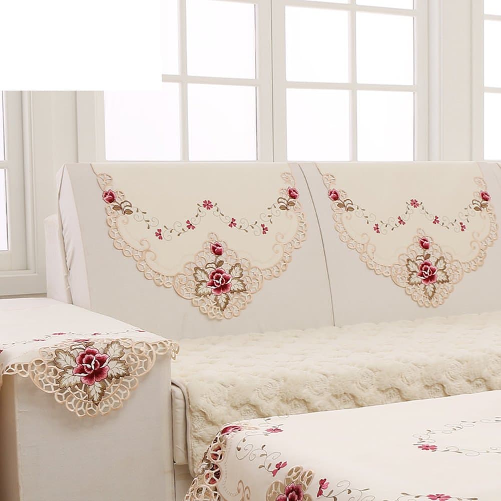 Garden Sofa Towel Back Cover Fabric Arm Towel-A 80x300cm(31x118inch)