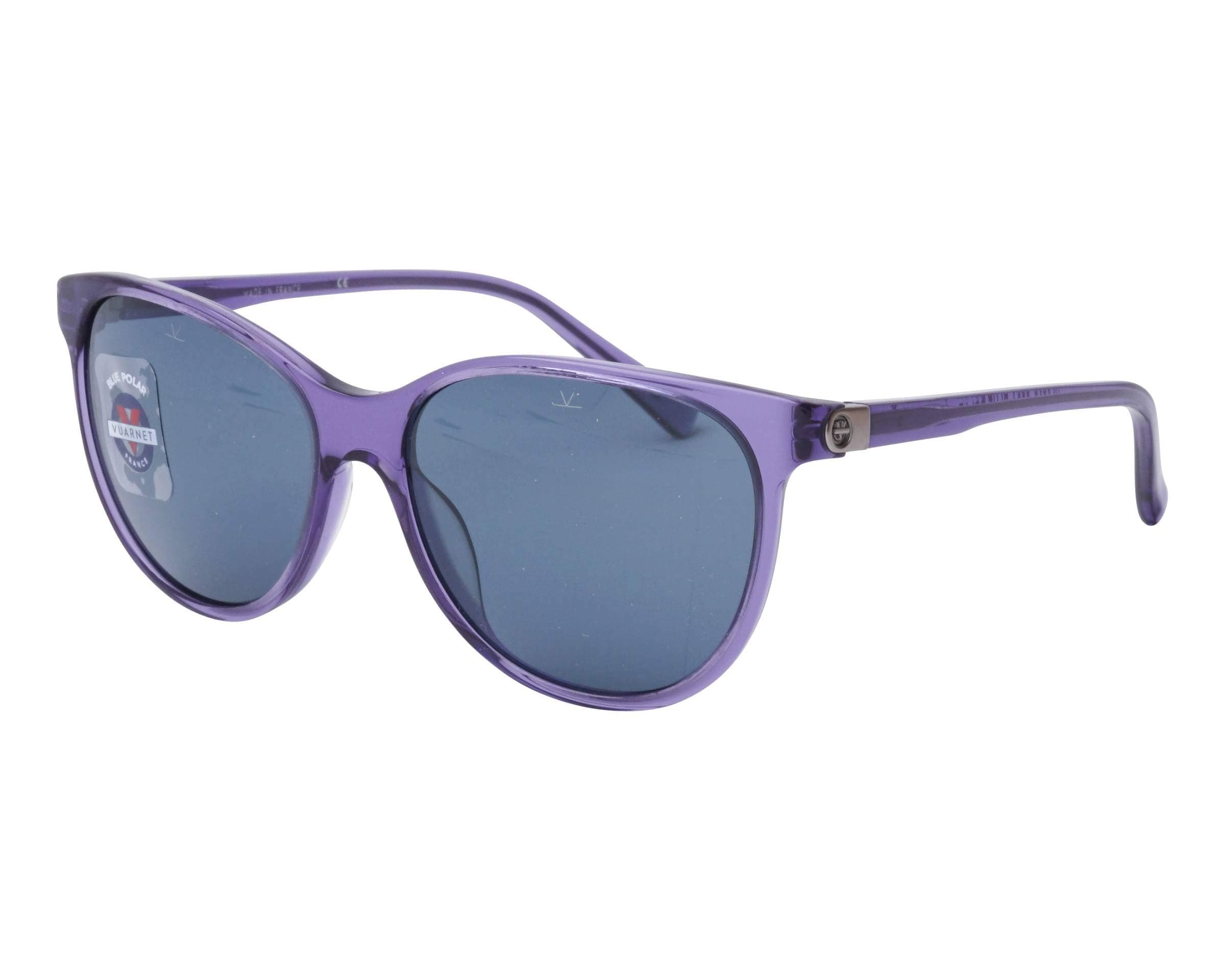 Vuarnet VL151600040622 Sunglasses Transparent Purple Frame PX1000 Blue Mirror Polarlynx Lens