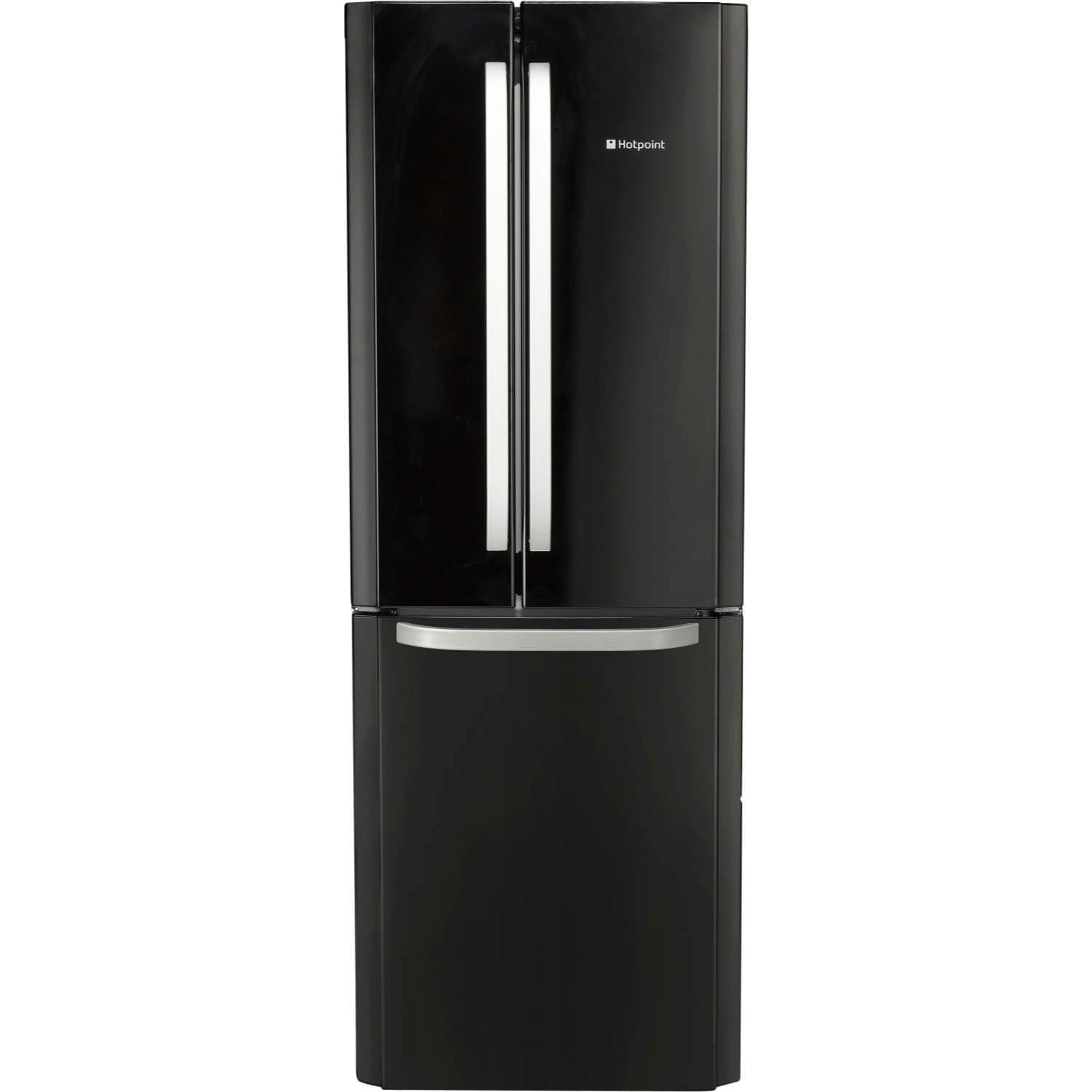 Hotpoint FFU3DK 450 Litre Freestanding Fridge Freezer 60/40 Split Frost Free 70cm Wide - Black [Energy Class A+]