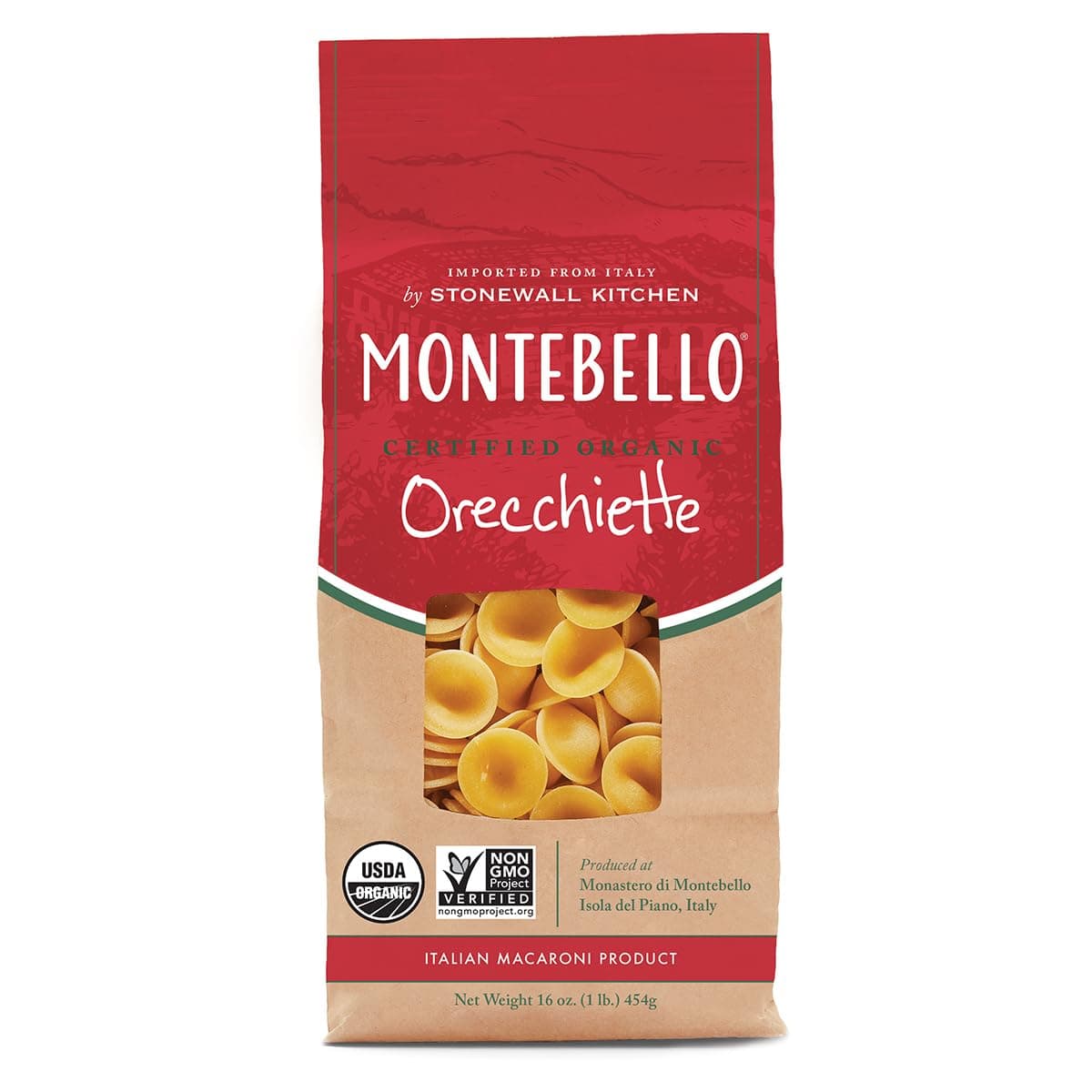 Organic Orecchiette Premium Italian Pasta, 16 oz.