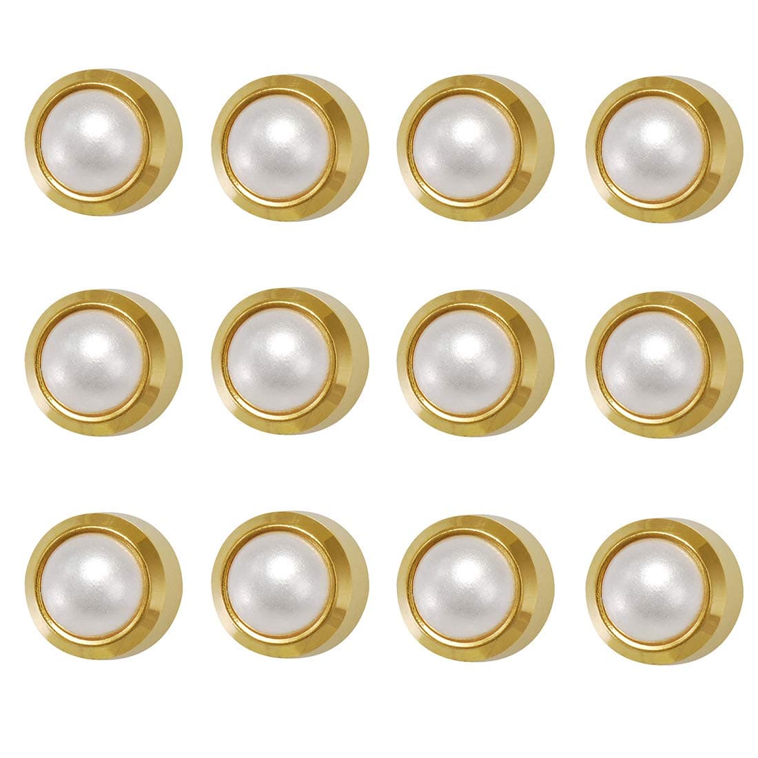 Women's 24K Pure Gold Plated Piercing Ear Stud (12 Pair) | Ideal For Everyday Wear