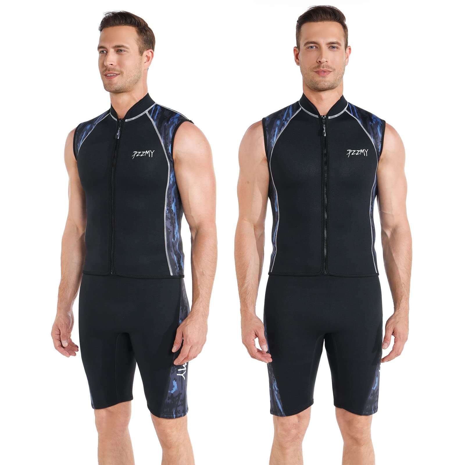 Wetsuits Adults 3mm Neoprene Suits Women Men Wetsuits Vest Diving Suits Tops for Surfing Scuba Diving Canoeing Kayaking Sauna Neoprene Tops Wetsuit Mens Womens