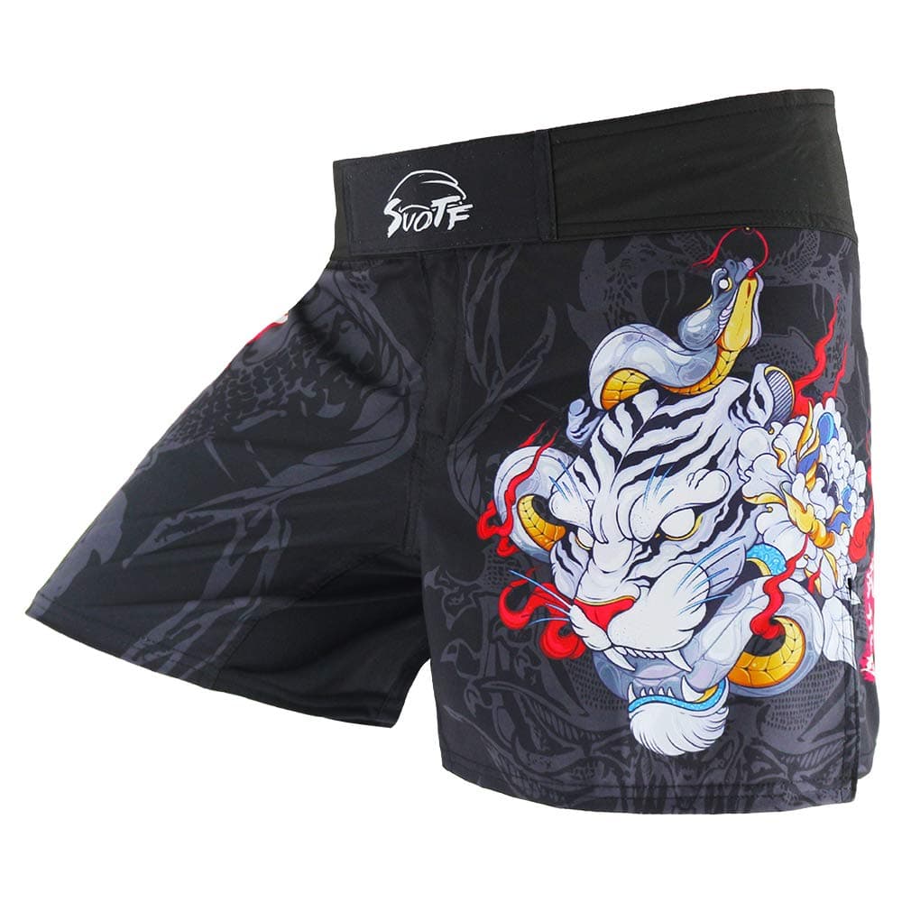 MMA Shorts for Men Fight Shorts Men BJJ Boxing Trunks for Men Grappling