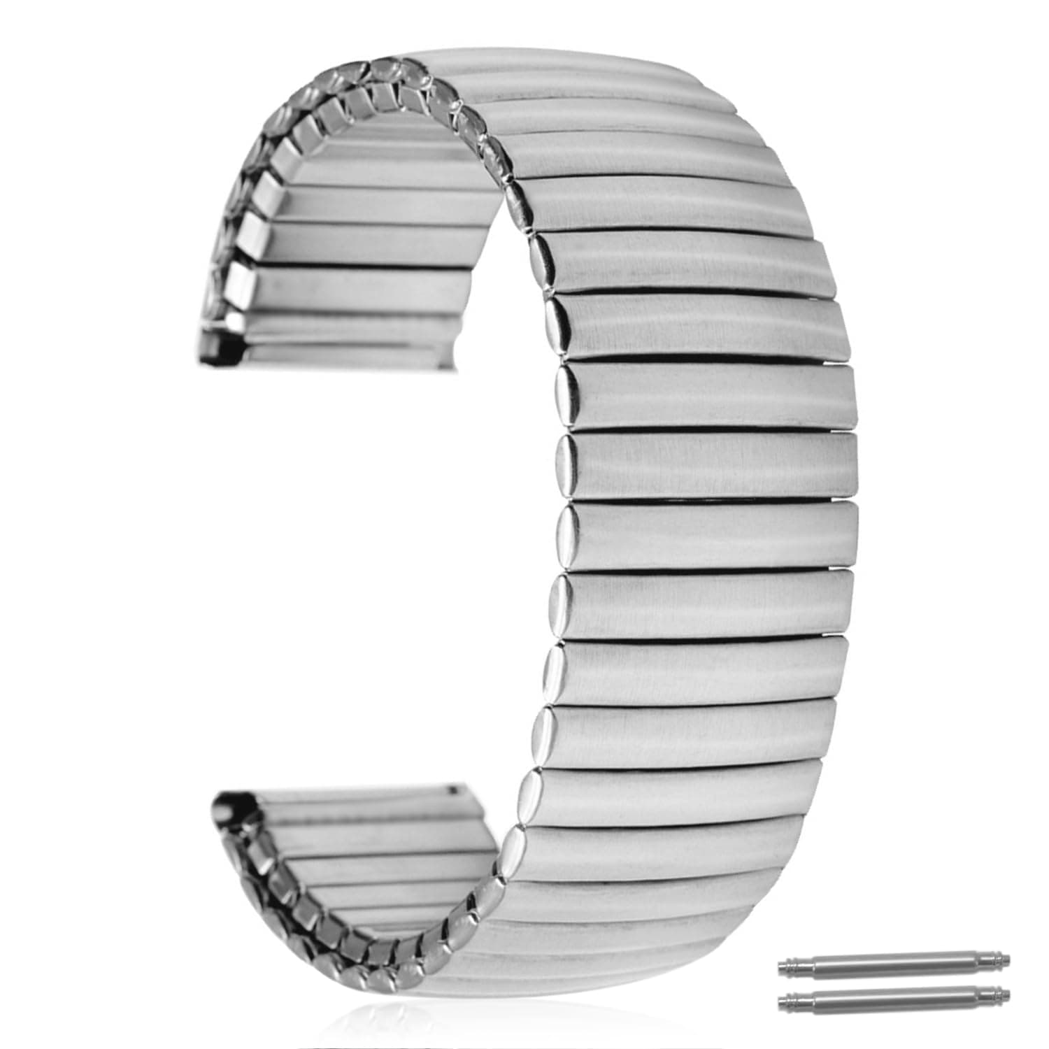 Heartkent 18mm 20mm 22mm Expansion Watch Bands,Stainless Steel Watchbands,Unisex