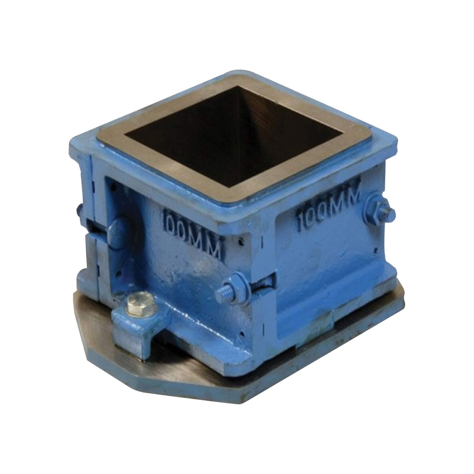 Pegdev - Concrete Test Cube Mould 100mm - Slump & Compressive Strength Test 4 Part