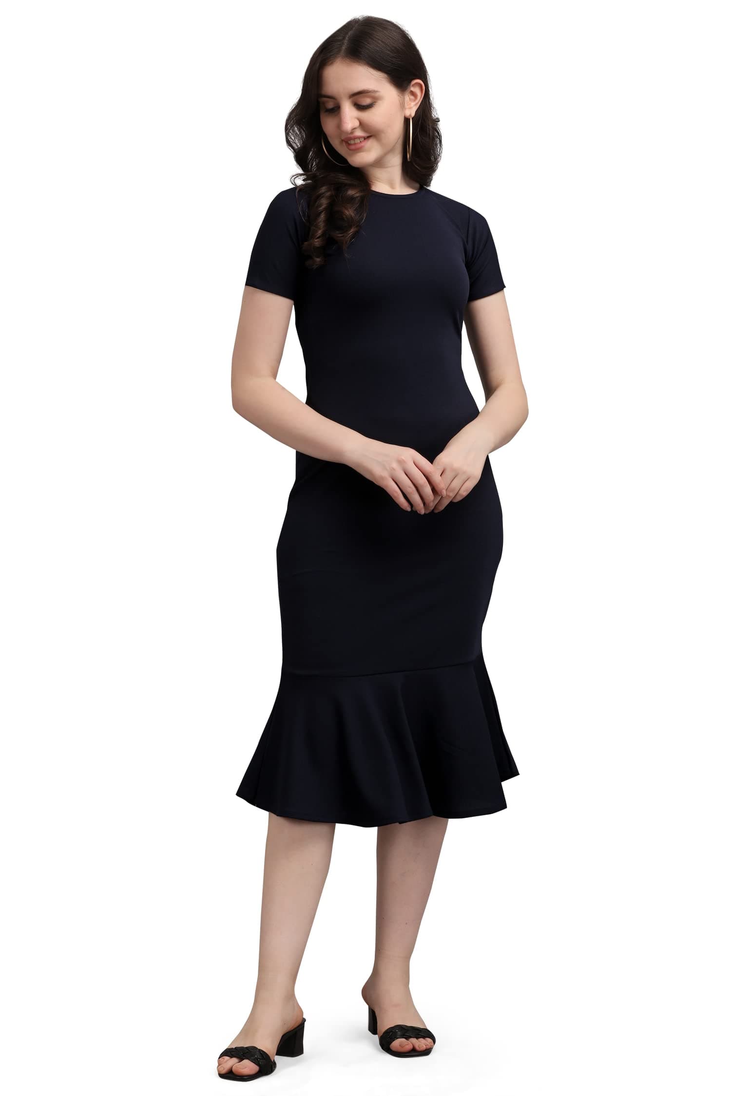 Women’s Bodycon Midi Dress(Ruby-001-to-008)