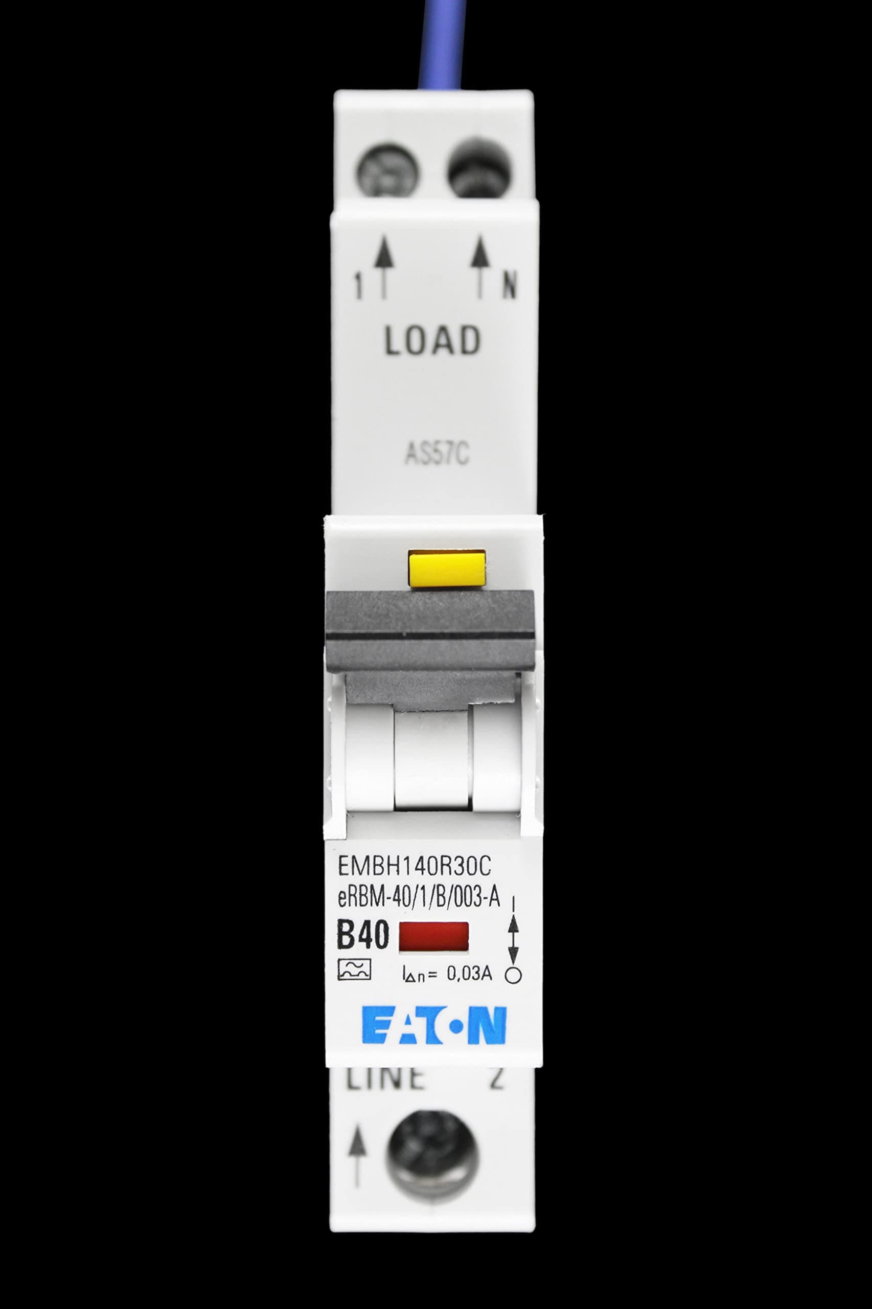 EATON 40 AMP TYPE B 10 KA 30 MA RCBO ERCBO RCD MCB EMBH140R30C ERBM 40/1/B/003
