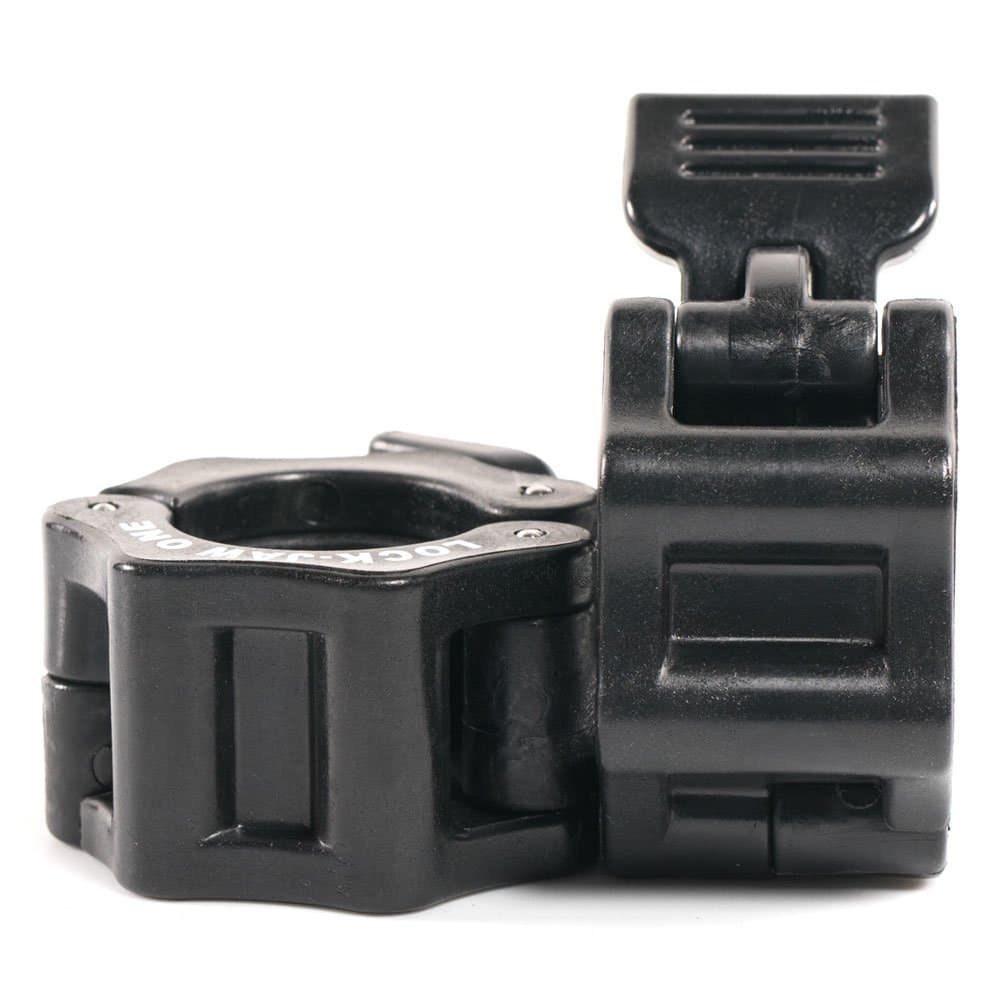 ironcompany Lock-Jaw 1 Inch Barbell Collar Pair Black