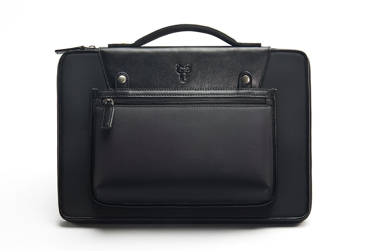 13 Inch Laptop Bag Men Wonmen Laptop Briefcase Macbook Sleeve Fit 13" Macbook Pro 2012-2018 A1425 A1502 A1706 A1708 A1989/ 13" Dell XPS/ 13.5" Surface Laptop Nylon Carrying Pouch Black