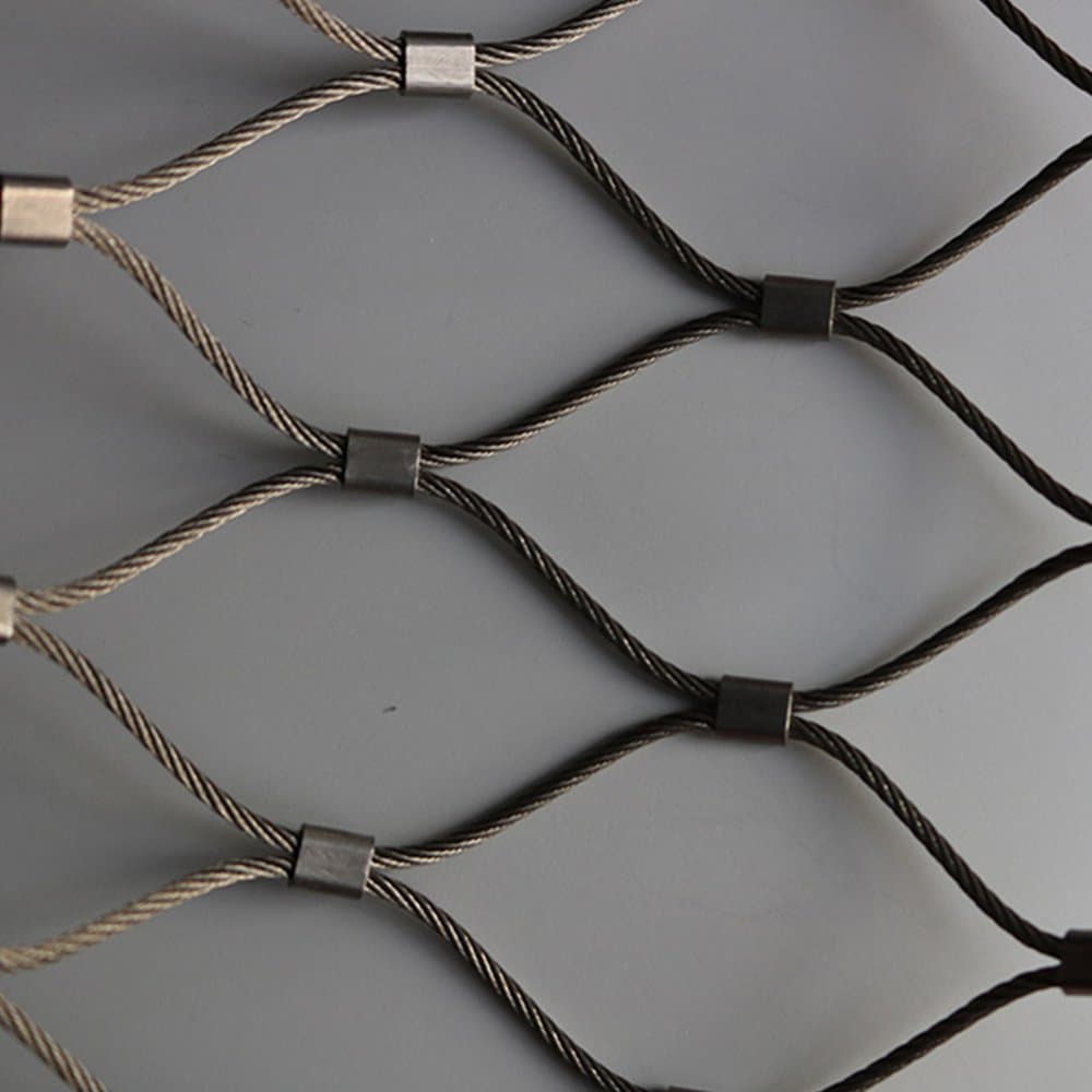 1.5mm 9x150mm(Hight) 3x150mm(Length) Stainless Steel ferrule Cable Mesh