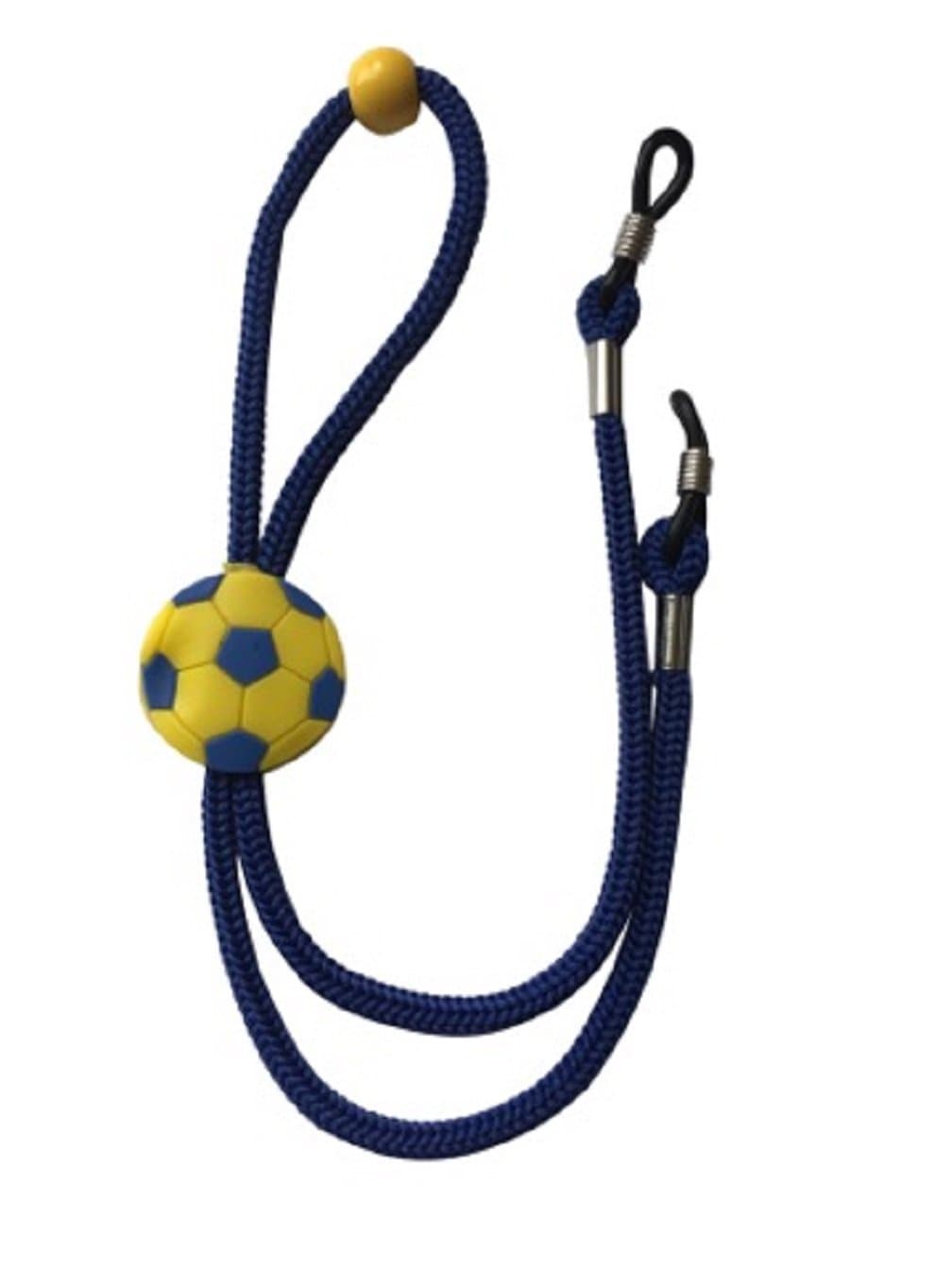 EyeWearStraps NEW Childrens Kids Boys Blue Football Glasses/Sunglasses Adjustable Cord Strap Holder