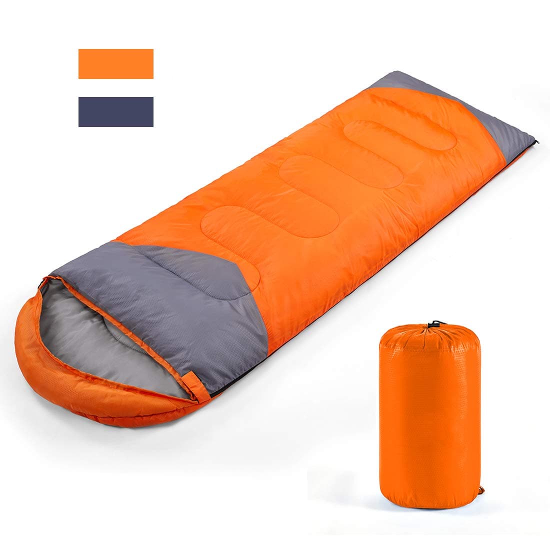 YOUMAKO Backpacking Sleeping Bag for Adults & Kids - Lightweight, Waterproof,Comforable for 4 Season Hiking, Traveling, Camping