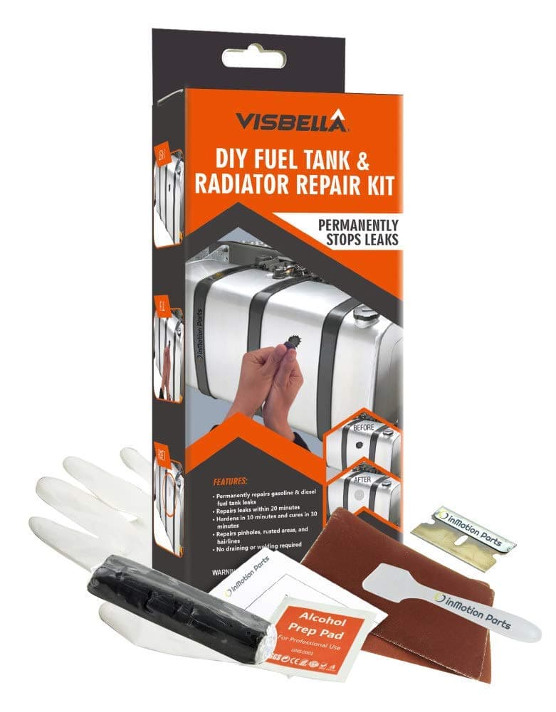Visbella Heavy Duty Permanent Repair Kit for Leaking Metal Gas Tank Fuel Tank Radiator.