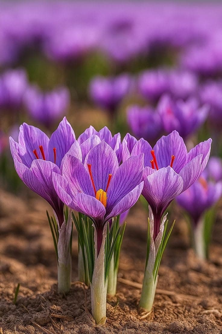 Garden® Imported Saffron Flower Plants Bulbs For Outdoor Gardening (Pack Of 5 Bulbs)