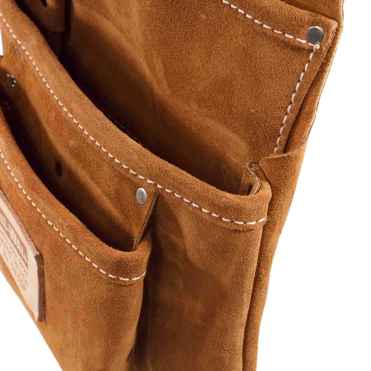 Heritage Leather 583SP 3-Pocket Professional Split Leather Drywall Bag