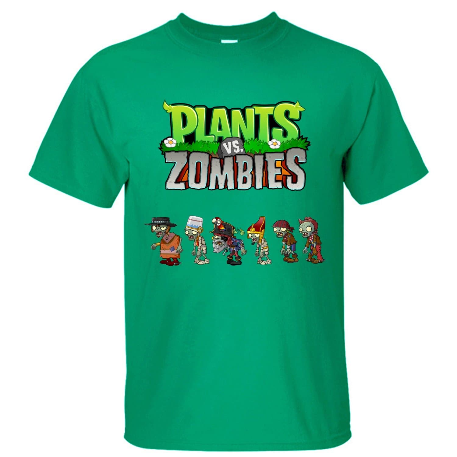 XBMW Men's Plants Vs. Zombies Custom Funny Cartoon T-shirt