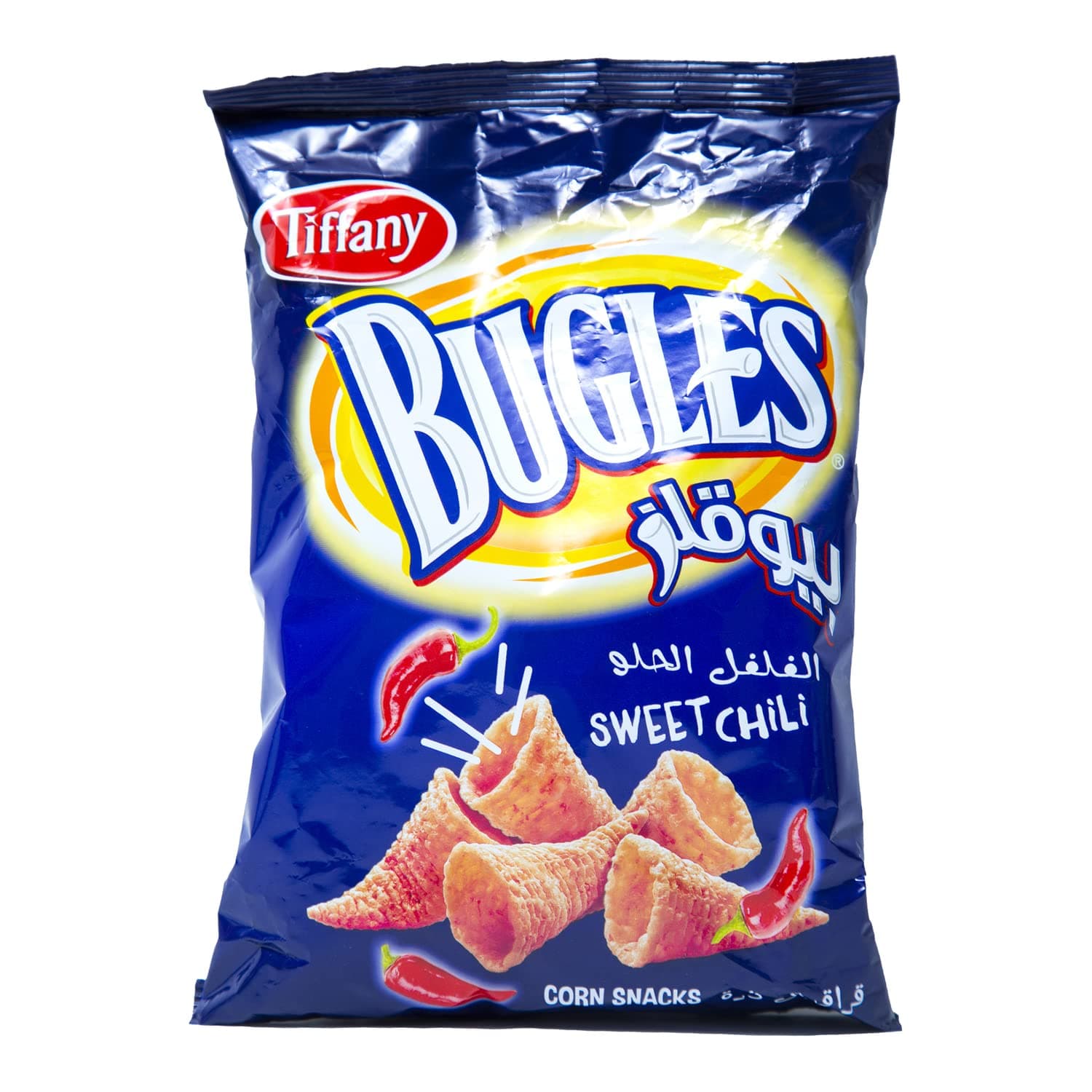 Tiffany Bugles Sweet Chili Corn Snacks 75g
