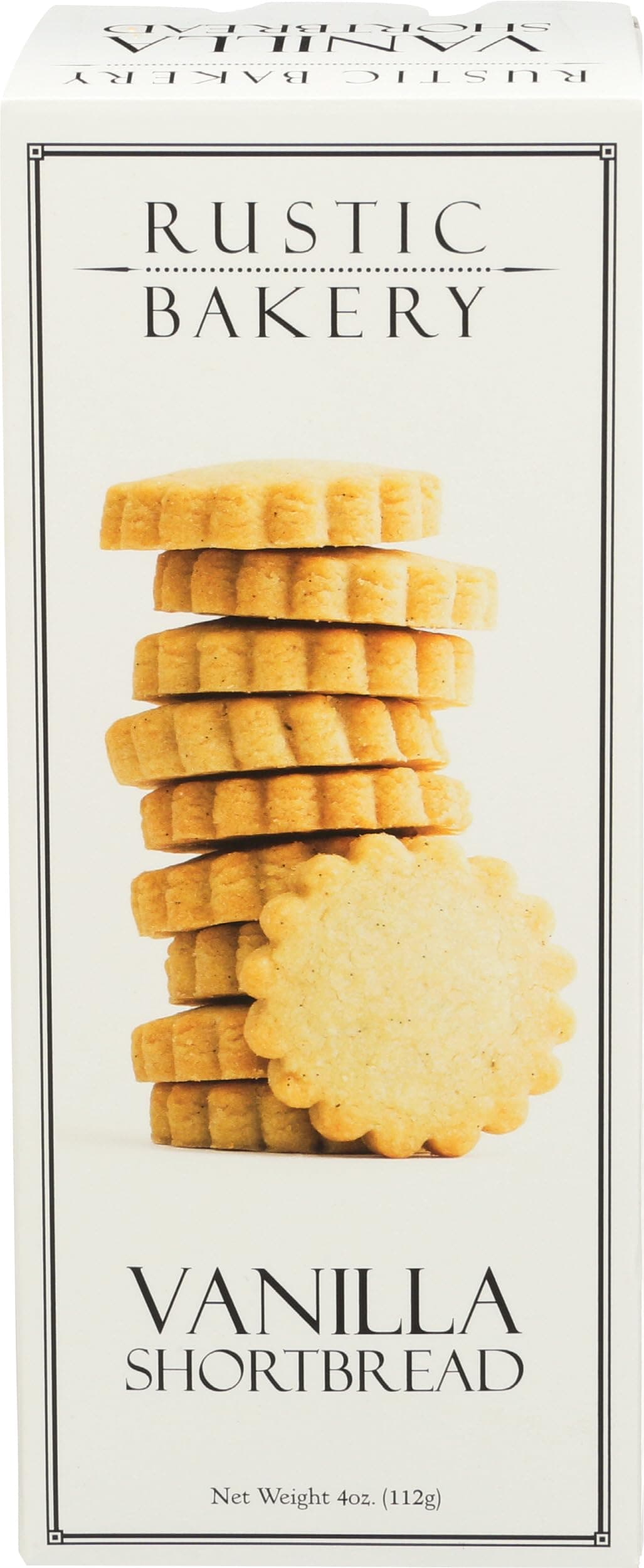 Rustic Bakery, Cookie Vanilla Shortbread, 4 Ounce