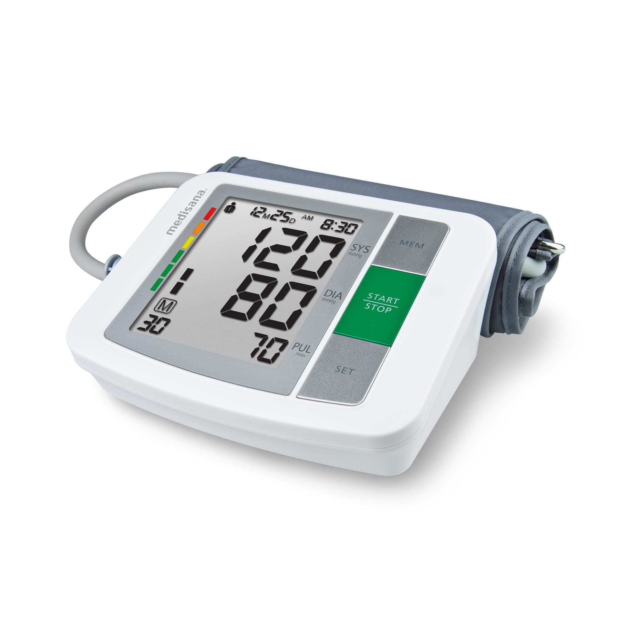 Medisana BU 510 Upper Arm Blood Pressure Monitors – Automatic Blood Pressure Machine and BP Machine, Universal Monitor Arm Cuff Up to 36 cm, Irregular Heartbeat and Dual User Memory