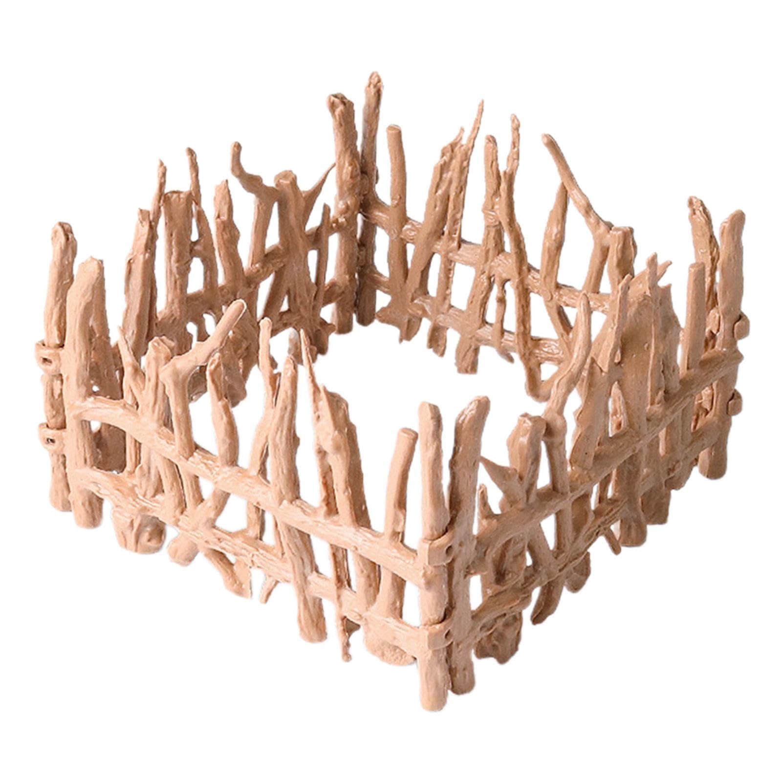 Lyla 4X Fence Playset Game Gift Farm Fence Toys for Kids Horses Figurines Paddock