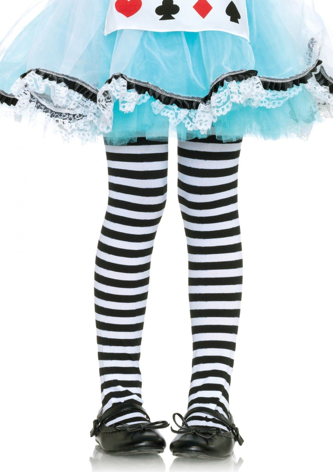 Girl's Striped Costume Tights