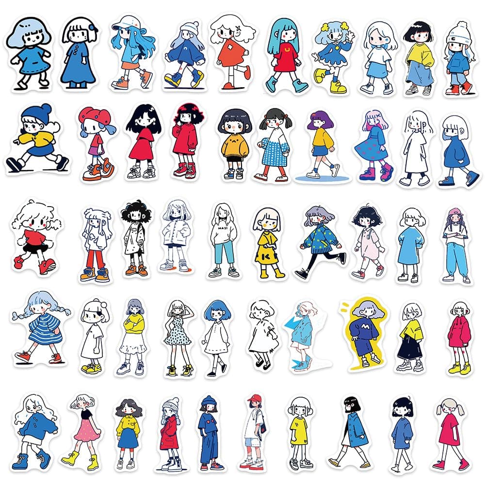 SHOWSUP Stray Kids Stickers Pack 100Pcs, Cute Stickers for Kids Teens Adults Waterproof Vinyl Decals Kpop Pop Star Stray Kids Stickers for Water Bottles Scrapbook Laptop journaling (stray kids 100)