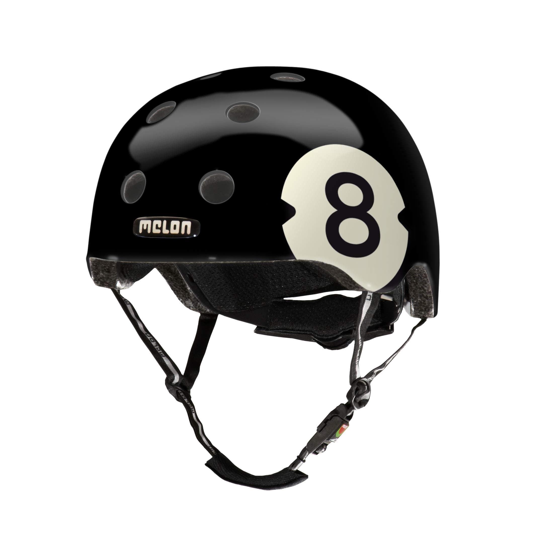 MelonUrban Active 8 Ball Skate Helmet - Black