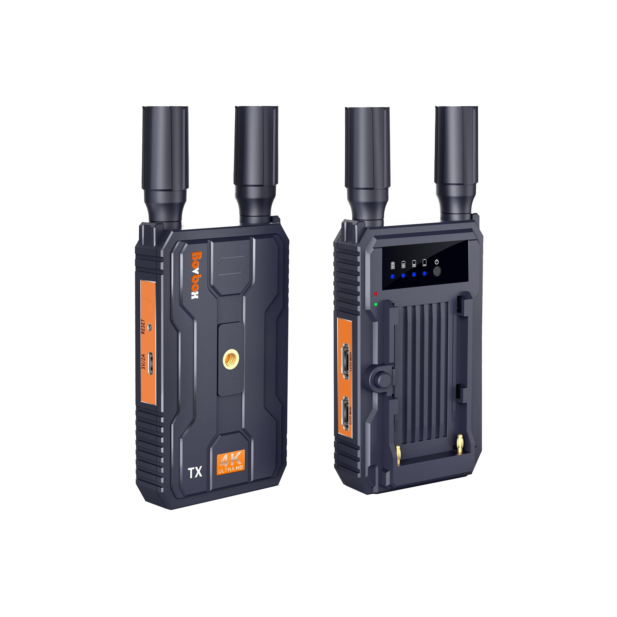 Wireless HDMI Transmitter and Receiver 4K, 656ft/200m 2.4/5G Wireless Transmit Video for Streaming 4K30 A/V from Laptop/CCTV to HDTV/Projector/Monitor,Plug&Play