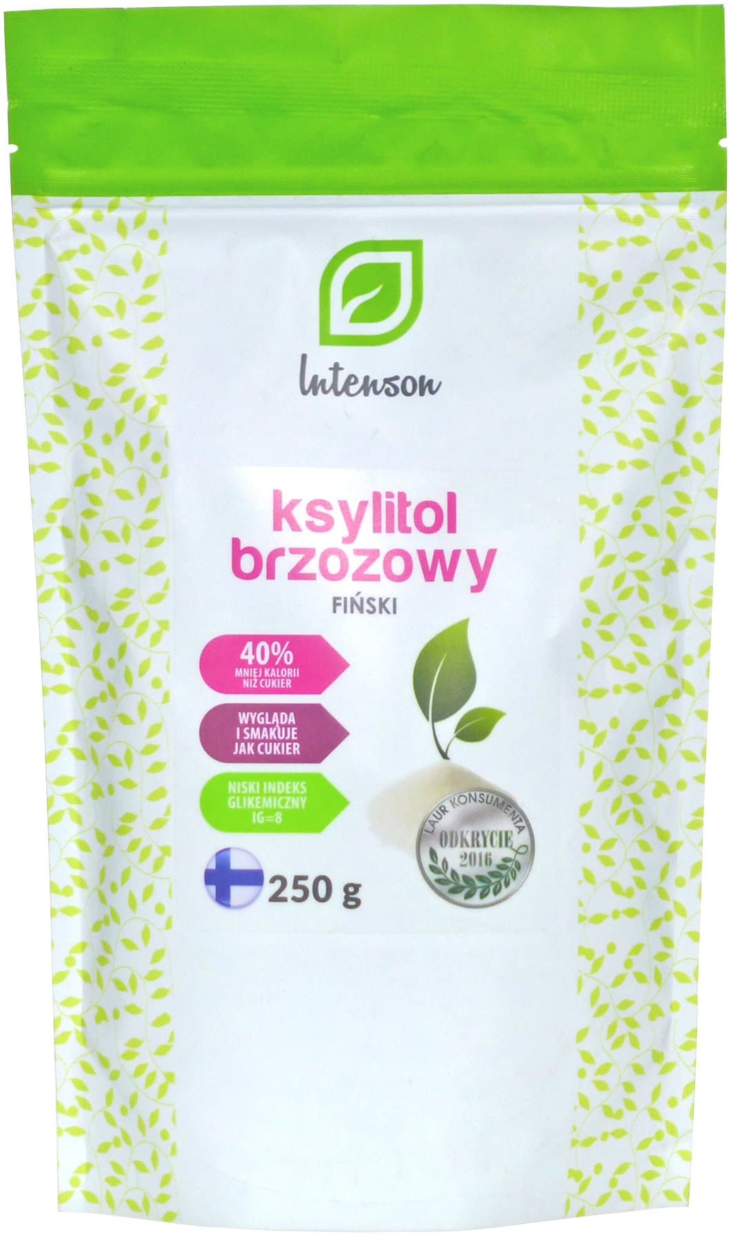 Xylitol Birch Sugar, Intenson - 250 g,